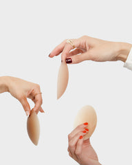 Cubiertas de pezón sin costuras ni adhesivos