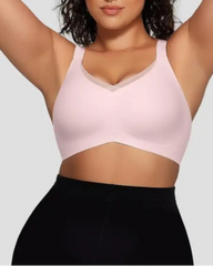 Womens Wireless Bras V Mesh Comfortable Bralette Supportive