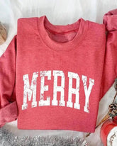 Retro Merry Christmas Sweatshirt