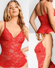 Plus Size Sexy Lace Bodysuits