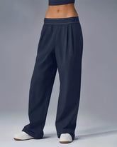 Women's High Waist Wide Leg Pocket Yoga Pants – Stretchy Casual Pants