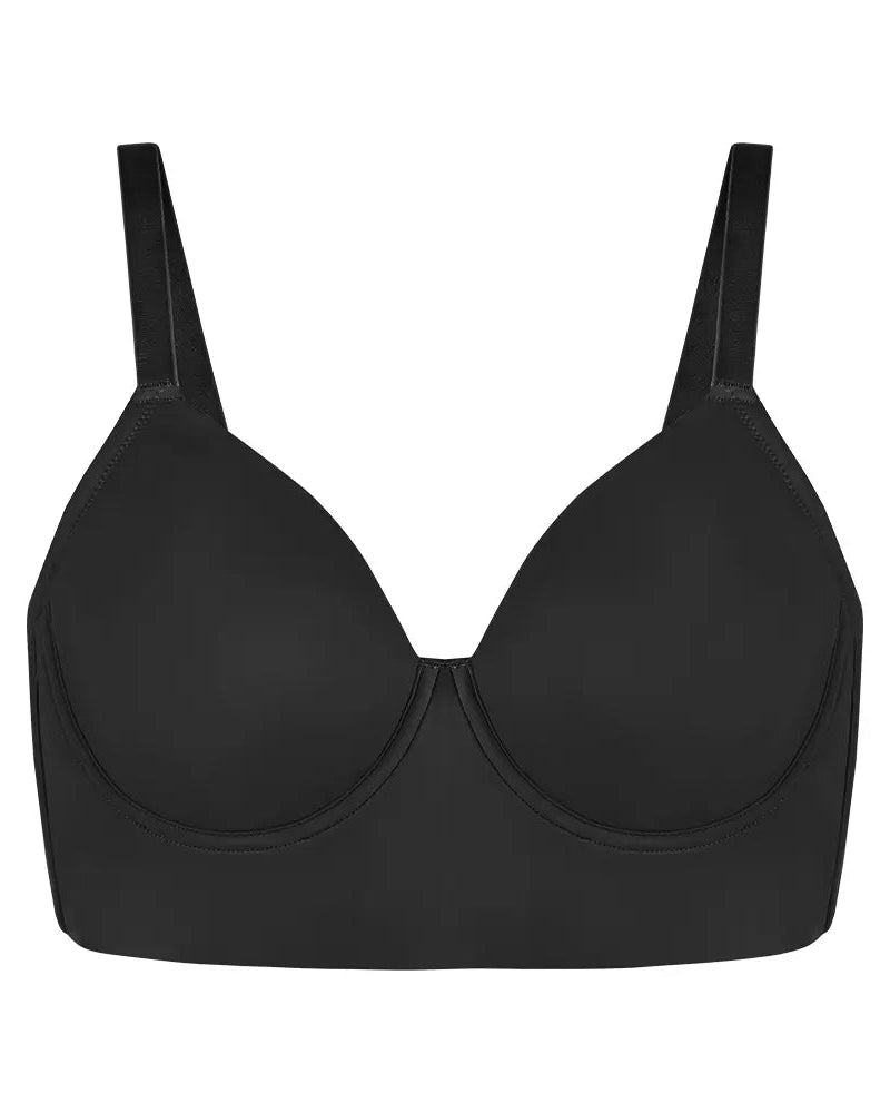 Plus Size Leopard Print Seamless Full Coverage Support Bra