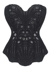 Lace Up Shapewear Tube Top Tummy Control Shapewear