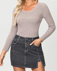 High Waisted Jean Shorts