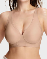 Supportive Wireless Deep-V Bra