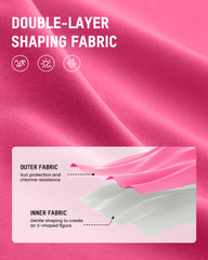 Halter V-Neck Tummy Control Swim Dress