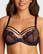 Plus Size Lace Full Coverage Minimizer Bra