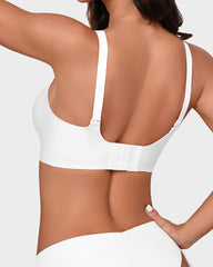 Seamless Mesh Panel Invisible Thin Bra