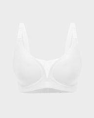 Seamless Mesh Panel Invisible Thin Bra