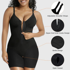 Women's Tummy Control Zip Bodysuit