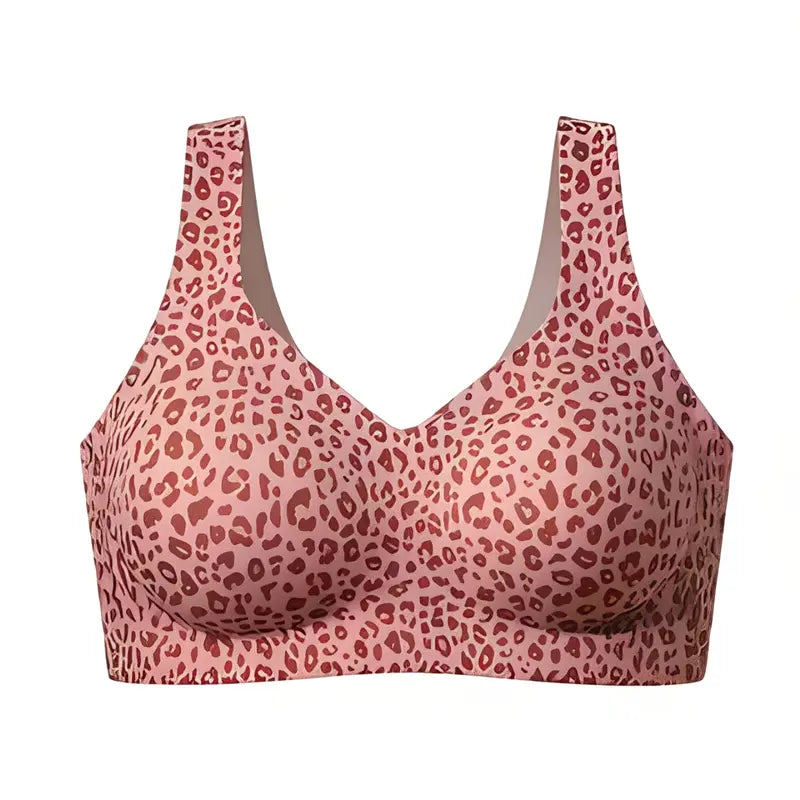 Seamless Wireless V-Neck Jelly Bra Tank Top