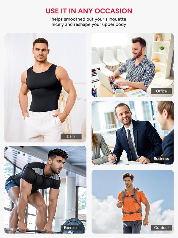 Men's Basic Compression Shapewear Vest