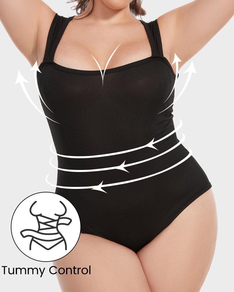 Bodys sin mangas con control de abdomen