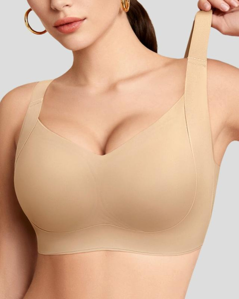 Wireless Push-Up Seamless Jelly Bra