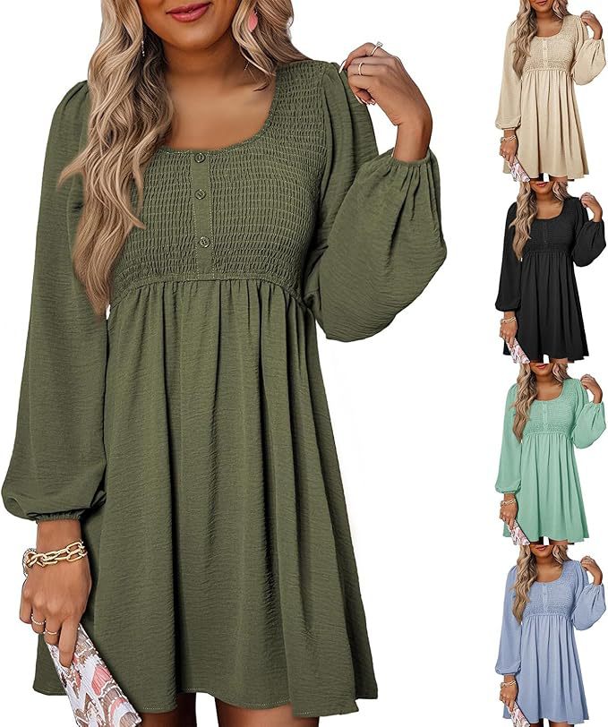 2026 New Women’s Fall Casual Dresses, Soft Loose Everyday Dress