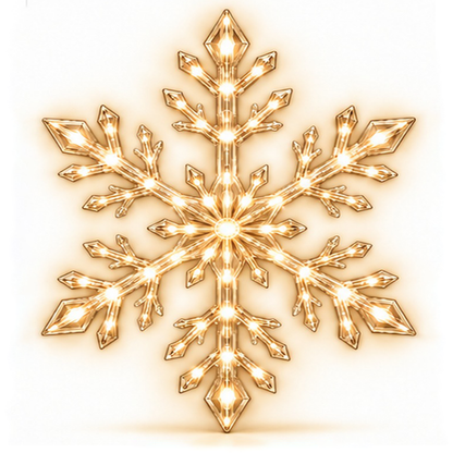 🎄 Christmas Sale 49% OFF❄️LED Snowflake Wall Light Set – Remote-Controlled Christmas Winter Decor