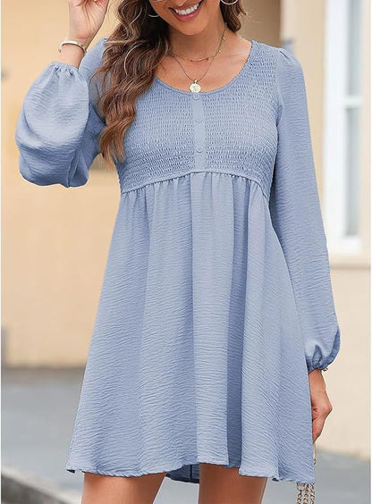 2026 New Women’s Fall Casual Dresses, Soft Loose Everyday Dress