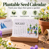 ⭐Calendar + Wooden Stand