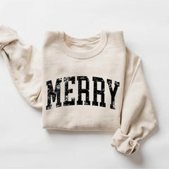 Retro Merry Christmas Sweatshirt