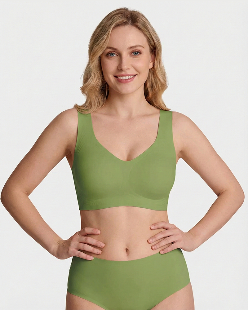 Lifting Wire-Free Antibacterial Jelly Bra