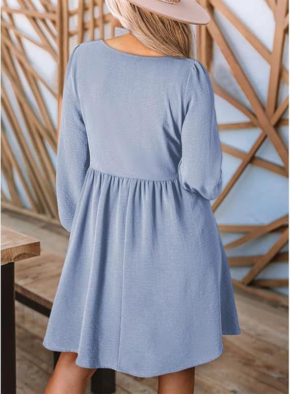 2026 New Women’s Fall Casual Dresses, Soft Loose Everyday Dress