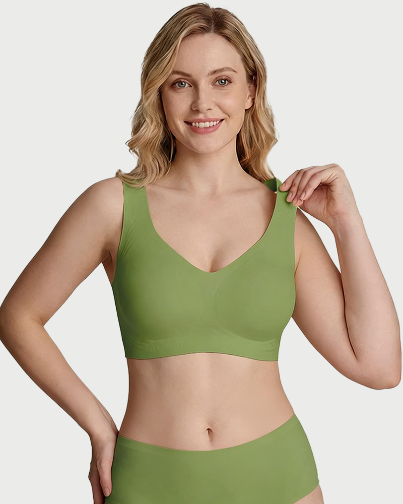 Lifting Wire-Free Antibacterial Jelly Bra