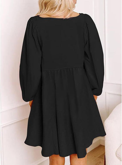 2026 New Women’s Fall Casual Dresses, Soft Loose Everyday Dress