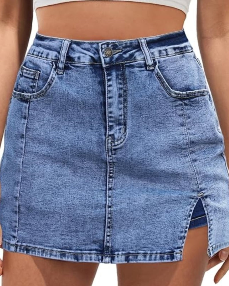 High Waisted Jean Shorts