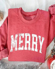 Retro Merry Christmas Sweatshirt