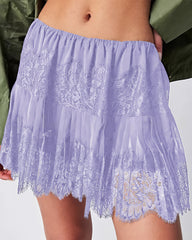High Waist Lace Skirt