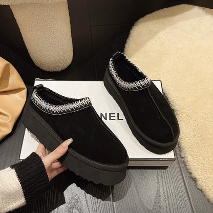 🔥 Women’s Suede Fur-Lined Ankle Boots