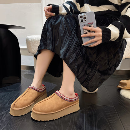 🔥 Women’s Suede Fur-Lined Ankle Boots