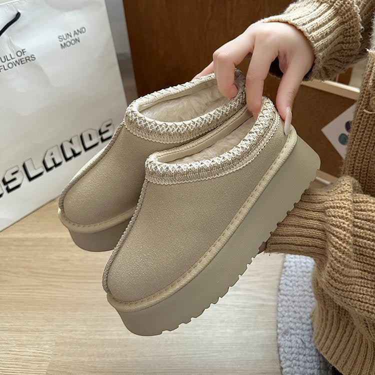 🔥 Women’s Suede Fur-Lined Ankle Boots