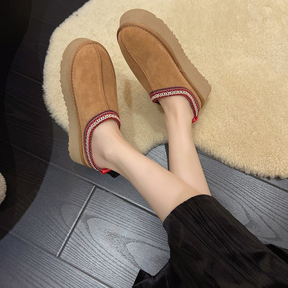 🔥 Women’s Suede Fur-Lined Ankle Boots