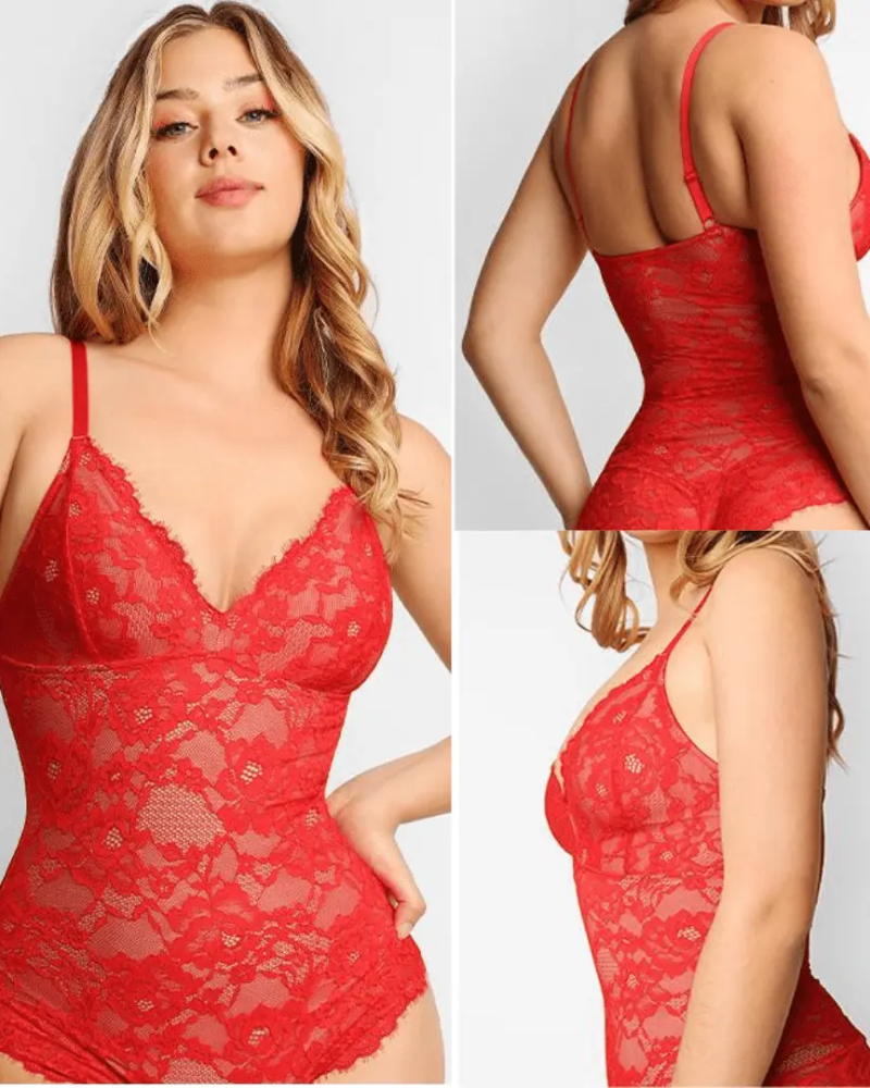 Plus Size Sexy Lace Bodysuits