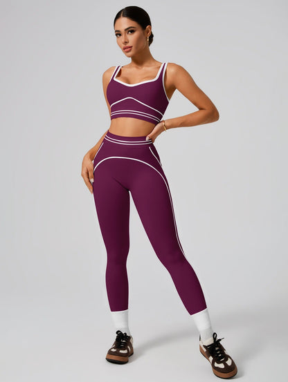 Women's Fashion Versatile High-Waisted Yoga Pants Set