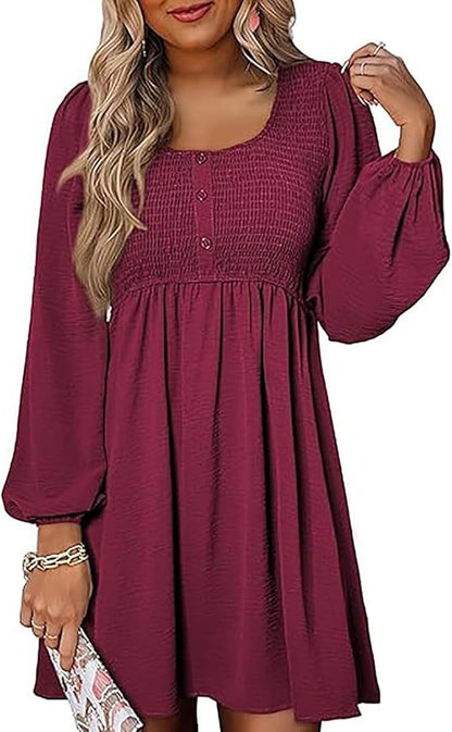 2026 New Women’s Fall Casual Dresses, Soft Loose Everyday Dress