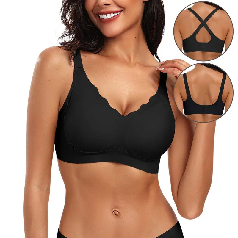 Seamless Comfort Smoothing Push Up Bra