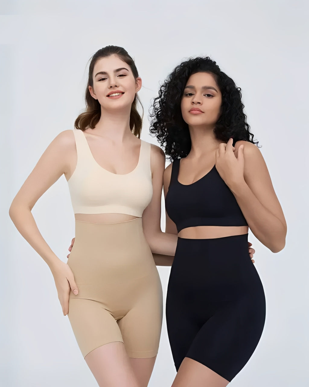 Seamless High-Waist Booty Lift Tummy Control Shapewear Shorts