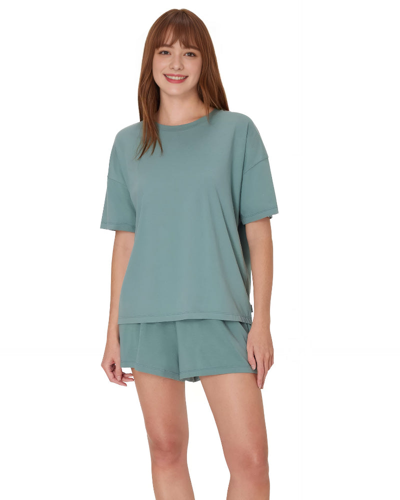 Ultra-Soft Boxy Tee & Shorts Set