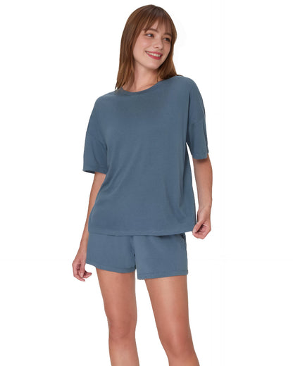 Ultra-Soft Boxy Tee & Shorts Set