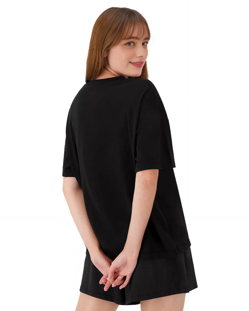 Ultra-Soft Boxy Tee & Shorts Set