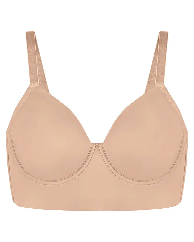 Plus Size Leopard Print Seamless Full Coverage Support Bra