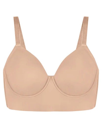 Plus Size Leopard Print Seamless Full Coverage Support Bra