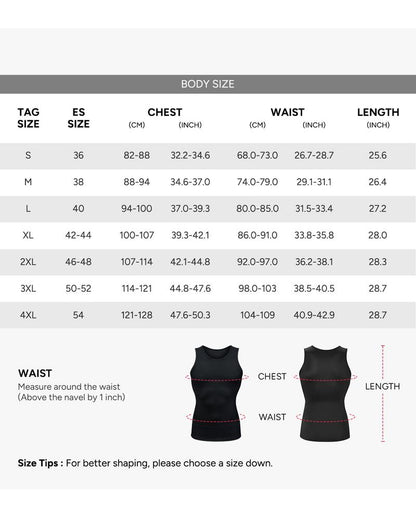 Men's Basic Compression Shapewear Vest