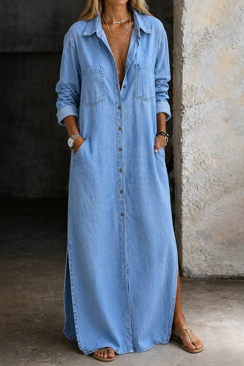 Chic Button-Up Dress
