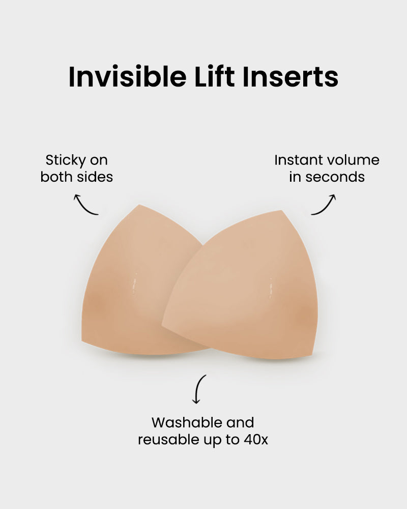 Invisible Lift Inserts-Double-Sided Adhesive