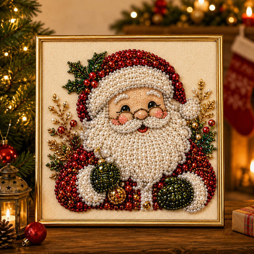 DIY Christmas Pearl Diamond Painting Art Kit