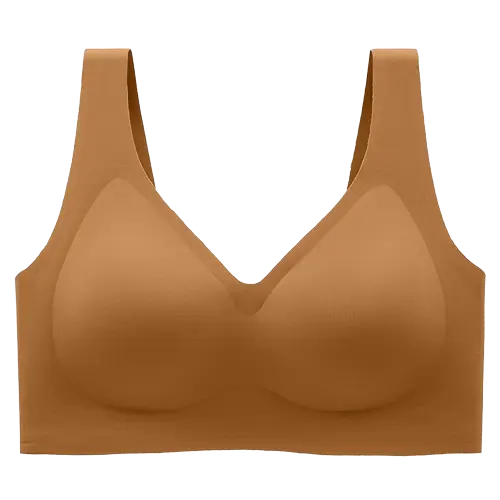Seamless Wireless V-Neck Jelly Bra Tank Top