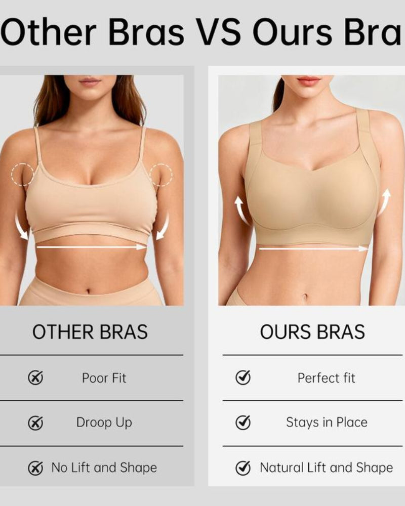 Wireless Push-Up Seamless Jelly Bra